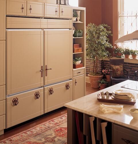 Monogram® 21.3 Cu. Ft. Panel Ready Built In Bottom Freezer Refrigerator-1