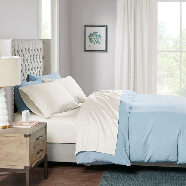 Olliix by Sleep Philosophy Ivory California King 300 Thread Count Liquid Cotton Sheet Set-3