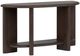 Magnussen Home® Upton Coffee Bean Brown Shaped Sofa Table-0