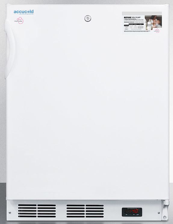 Accucold® MOMCUBE™ 24" 3.5 Cu. Ft. White Breast Milk Freezer-0