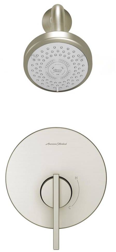 American Standard Berwick® Brushed Nickel Shower Only Trim Kit with Pressure Balance Cartridge-0