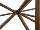 Magnussen Home® Kirkpatrick Weathered Walnut Demilune Sofa Table with Glass Insert Top -3