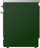 Ilve® Majestic III 30" Emerald Green Pro Style Induction Range with Triple Glass Door and Copper Trim-3