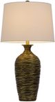 Cal® Lighting & Accessories Aurora 2-Piece Antique Bronze Table Lamp Set-1