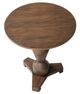Four Hands Rivi Aged Belgium Bleach End Table-3