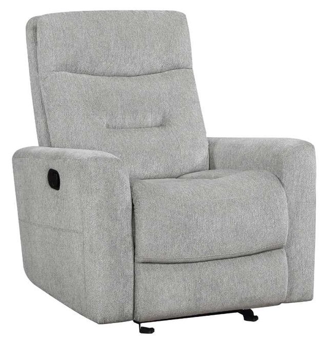 Homelegance® Lyndon Gray Manual Glider Recliner-0