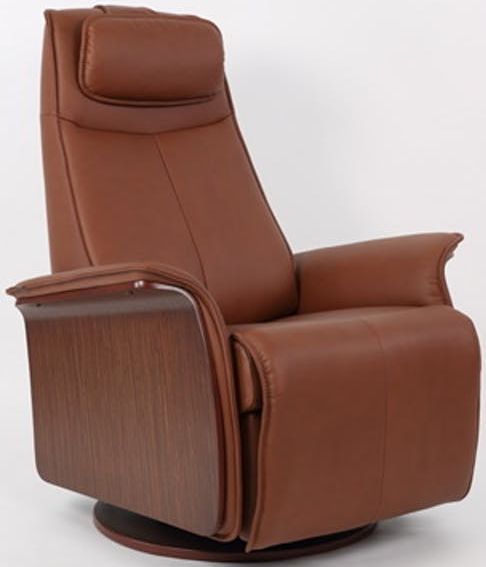 Fjords® Relax Metro Tigereye Large Dual Motion Swivel Recliner-1