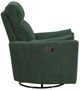 Homelegance® Desso Green Swivel Glider Manual Reclining Chair-3