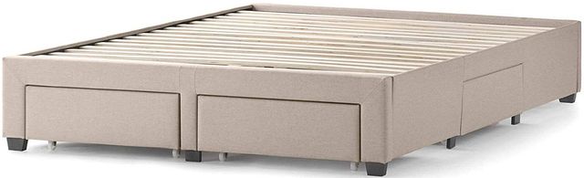 Malouf® Watson Oat Full Platform Bed Base-0