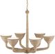 Currey & Company Gold/Sugar White Marbella Chandelier-1