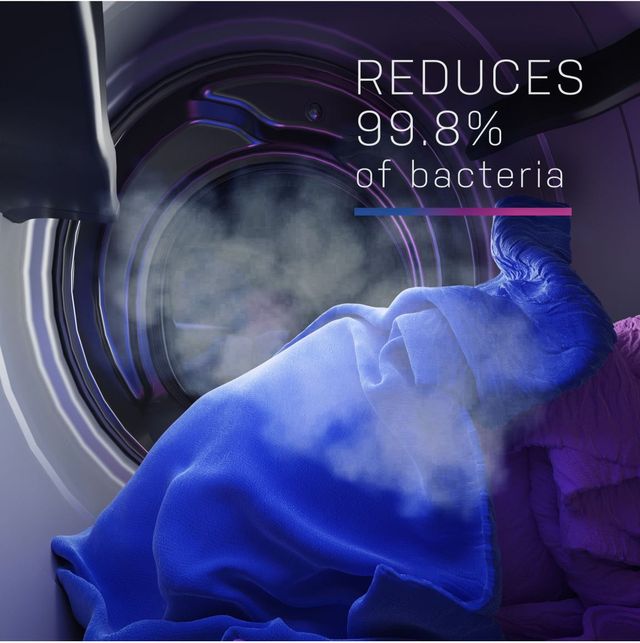 GE Profile™ 7.8 Cu. Ft Sapphire Blue Gas Dryer-9