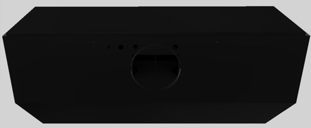 Vent-A-Hood® 48" Black Wall Mounted Range Hood-2