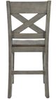 Jofran Inc. Outer Banks Driftwood X-Back Counter Stool-3