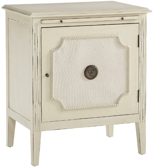 Furniture Classics White End Table-0