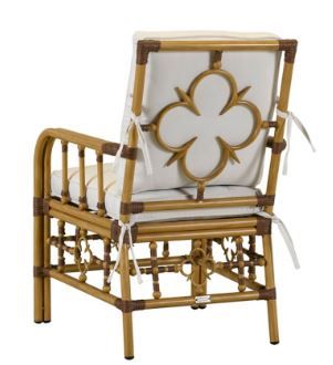 Lane Venture® Celerie Kemble Raffia Dining Arm Chair-2
