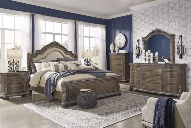 Signature Design by Ashley® Charmond Brown Dresser and Mirror-4