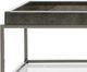 Decor-Rest® Furniture LTD Luxe Mirrored Coffee Table Top with Chrome Base-1