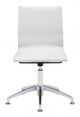Zuo® Glider White Conference Office Chair-1