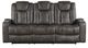 Mazin Furniture McBride Brown/Grey Power Reclining Sofa-1