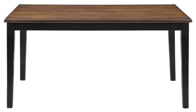 New Classic® Home Furnishings Potomac 5-Piece Black/Brown Rectangular Dining Table Set-3