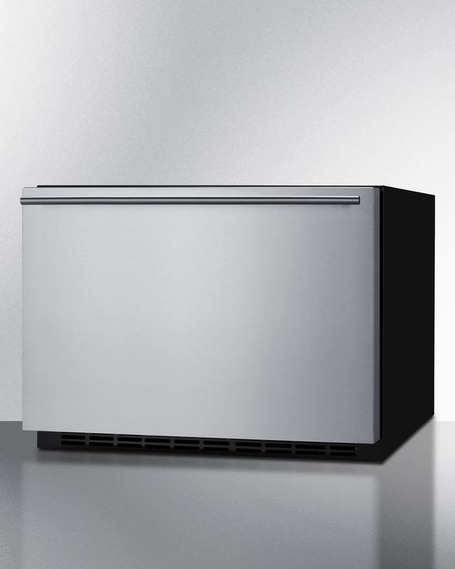 Summit® 2.0 Cu. Ft. Stainless Steel Refrigerator Drawers-2