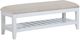 Coaster® Bexhill Beige/White Upholstered Rectangular Bench -0