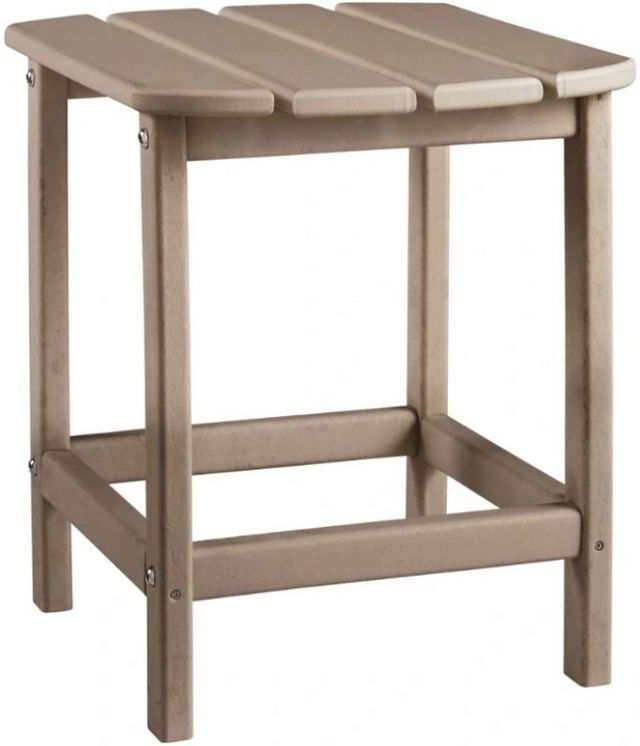 Signature Design by Ashley® Sundown Treasure Driftwood Outdoor Rectangular End Table-0