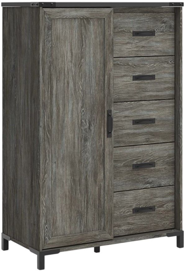 Signature Design by Ashley® Frandern Gray Dressing Chest-0