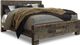 Benchcraft® Derekson 3-Piece Multi Gray King Panel Bed Set-1