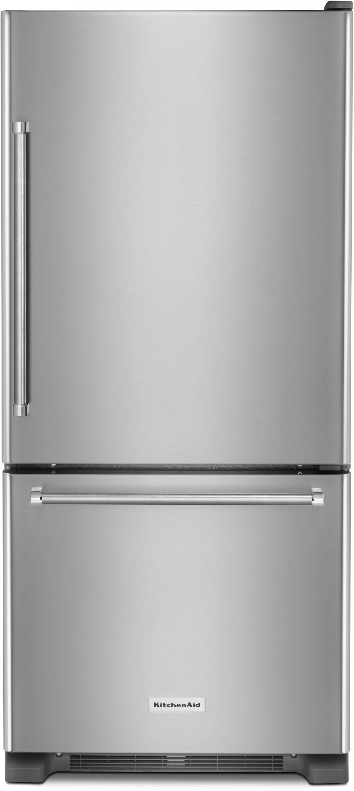 KitchenAid® 30 in. 18.6 Cu. Ft. Stainless Steel Bottom Freezer Refrigerator
