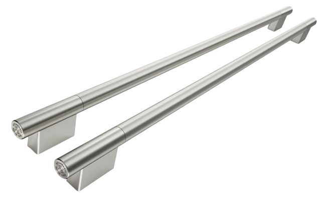 KitchenAid® 42" Monochromatic Stainless Steel Built-In Side-by-Side Refrigerator Handle Kit-0