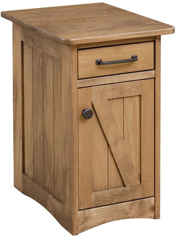 Country Classic Collection Customizable Farmstead Chairside Table-0