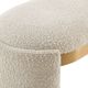 Uttermost® Serena Antique Gold/Bone White Bench-4