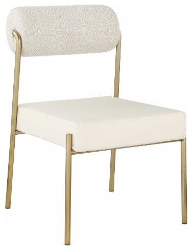 Meridian Furniture Carly Cream Dining Side Chair-0