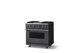 Viking® 5 Series 36" Cast Black Pro Style Gas (NG) Range with Polished Chrome Trim-2