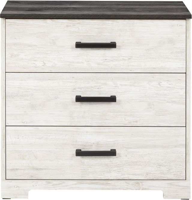Signature Design by Ashley® Shawburn White/Dark Charcoal Gray Chest-1