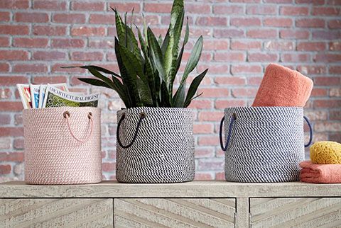 Signature Design by Ashley® Eider Pink Basket-3