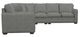 La-Z-Boy® Meyer 5-Piece Charcoal Sectional-1