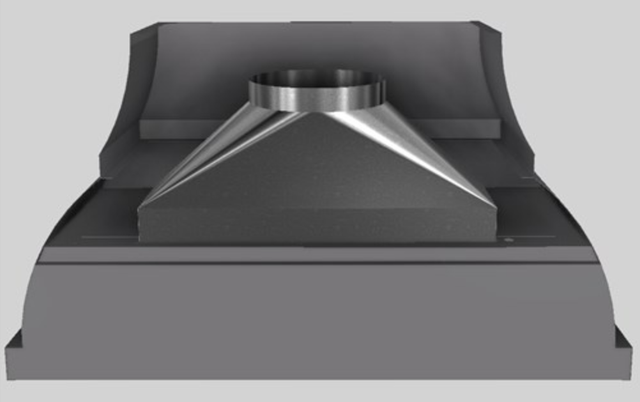 Vent-A-Hood® Designer Series 54" Gunsmoke Wall Mounted Range Hood-3