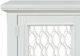Jofran Inc. Isabella White 69" Mirrored Accent Cabinet-4