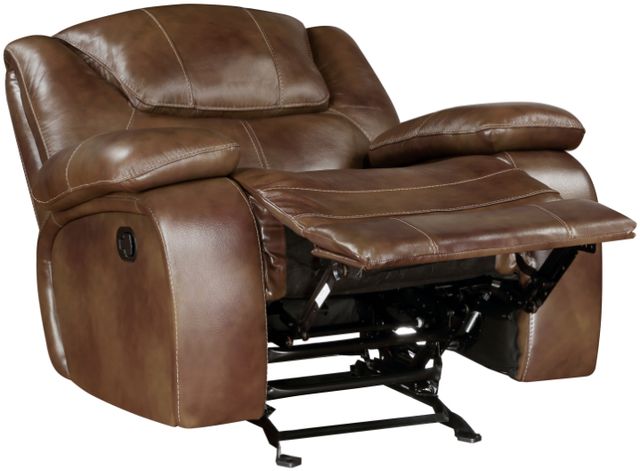 Homelegance® Ellicott Brown Manual Glider Recliner-2