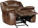 Homelegance® Ellicott Brown Manual Glider Recliner-2