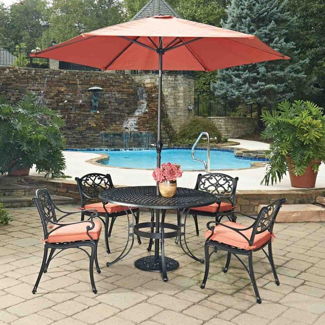 homestyles® Sanibel 6-Piece Black Outdoor Dining Set-1