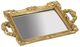 A & B Home Gold Tray with Mirror-0