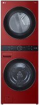 LG 4.5 Cu. Ft. Washer, 7.4 Cu. Ft. Dryer Candy Apple Red Stack Laundry-0
