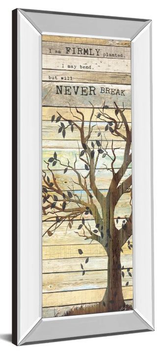 Classy Art I Am Firmly Planted by Marla Rae Mirror Framed Wall Art-1