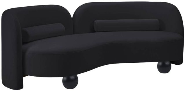 Meridian Furniture Daphne Black Velvet Sofa-0