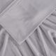 BEDGEAR® Flannel Performance® 4-Piece Light Gray Split King/Split California King Sheet Set-2