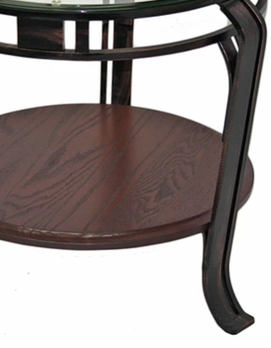 Forge Design Sevane Glass Top Podium with Shelf-1