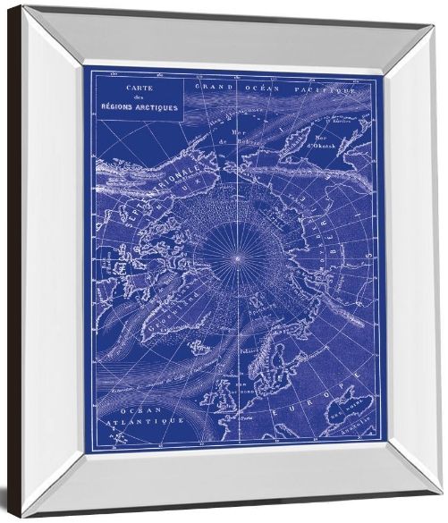 Classy Living Vintage Collection Arctic Map Wall Art-3